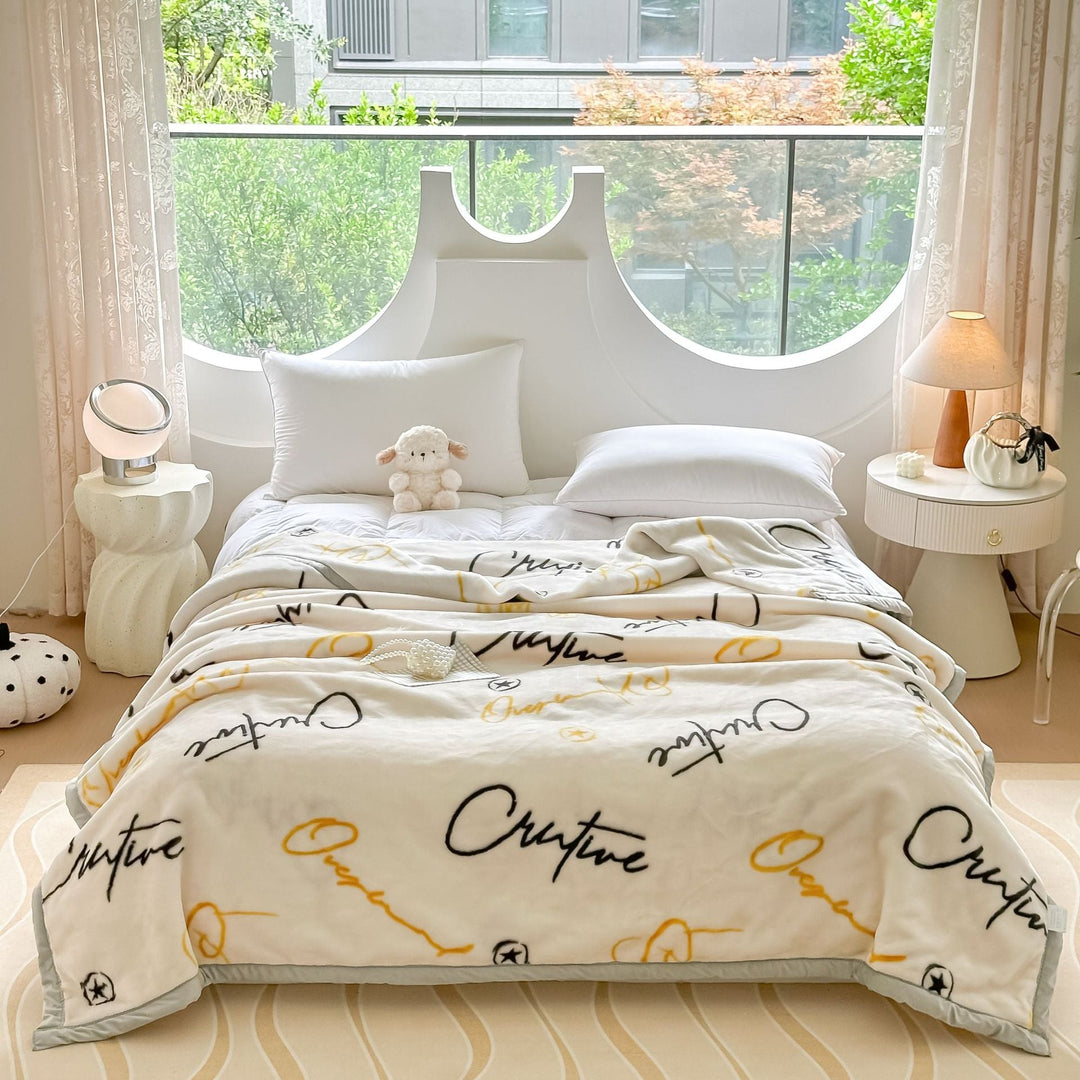 Cozy Cartoon Themed Blanket Kalsten