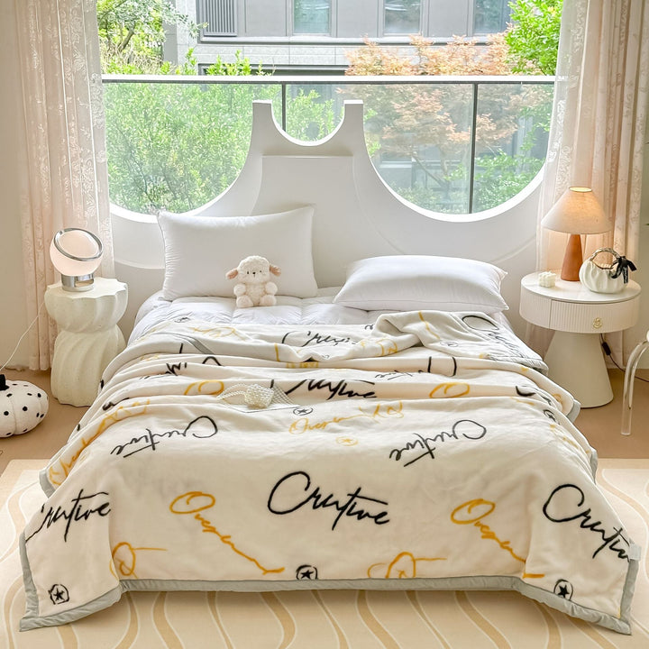 Cozy Cartoon Themed Blanket Kalsten