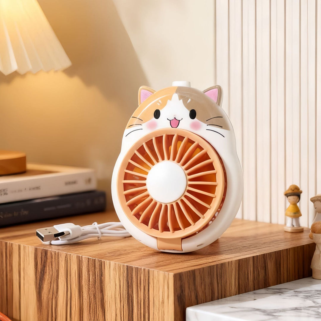 Ladies portable handheld fan with chicken design Kalsten
