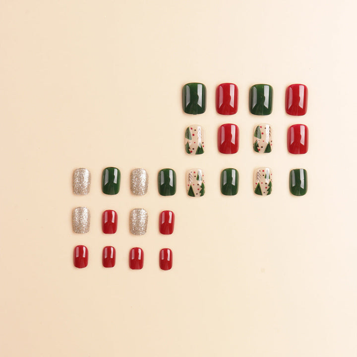 Festive Holiday-Themed Nail Art Set Kalsten