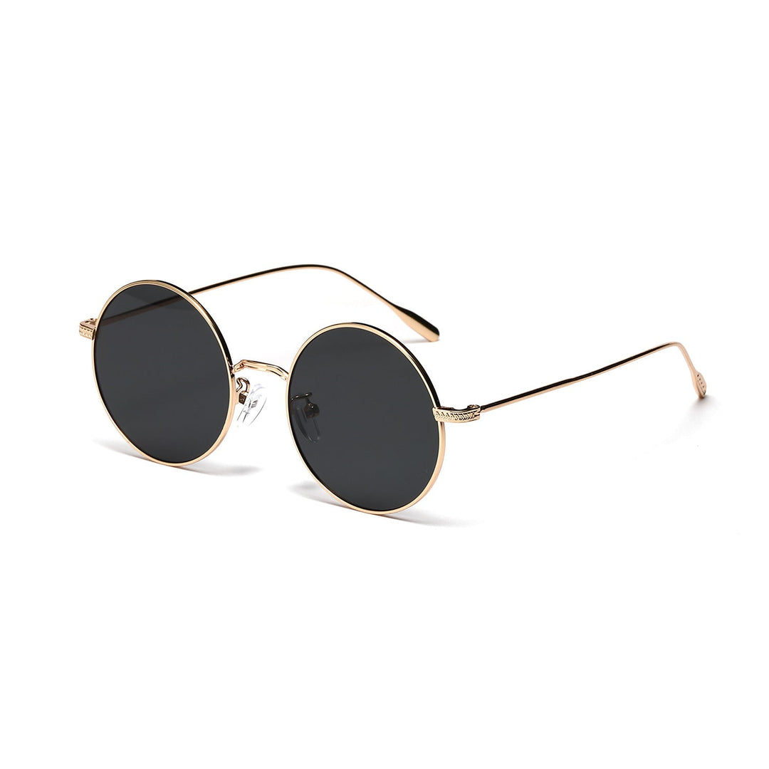 Women round fashionable sunglasses with glamorous frame Kalsten