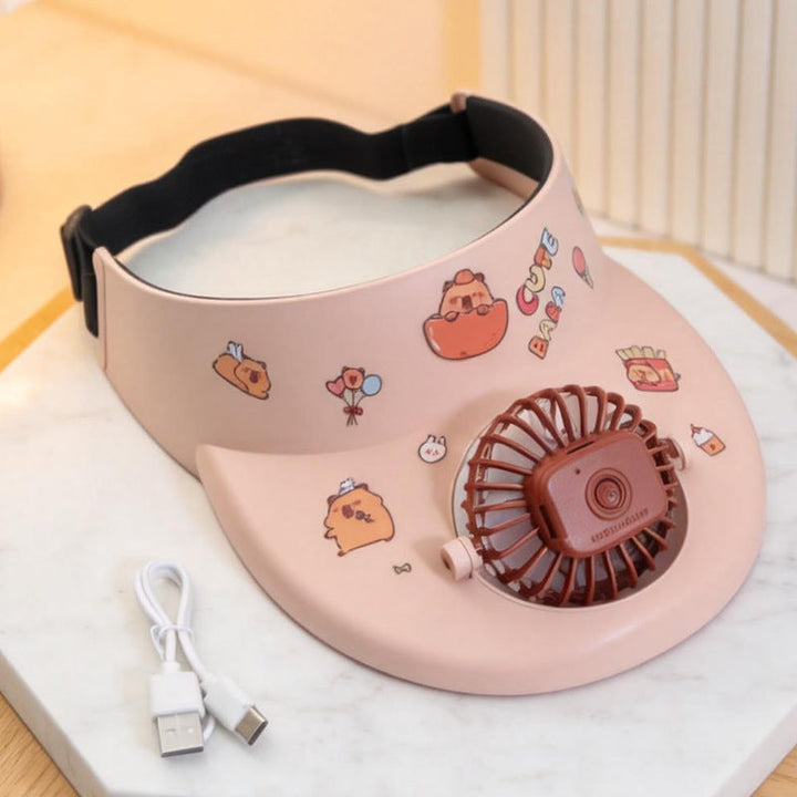 Ladies Comfortable Table Fan with Playful Design Kalsten