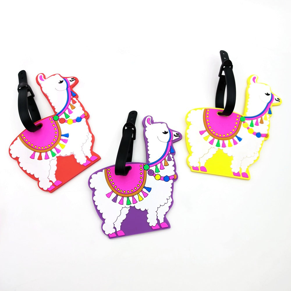 Whimsical Llama Luggage Tag Kalsten