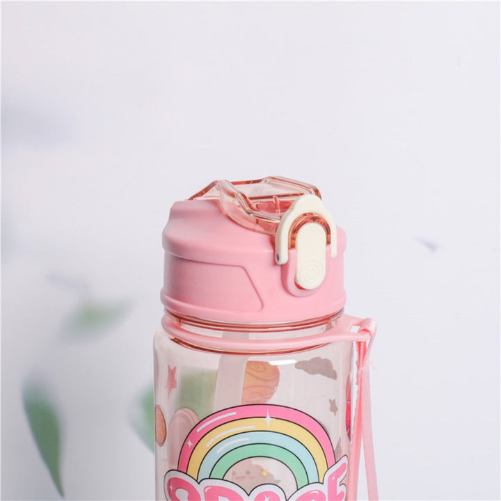 Women's Motivating Tritan Water Bottle with Practical Flip Top Lid Kalsten