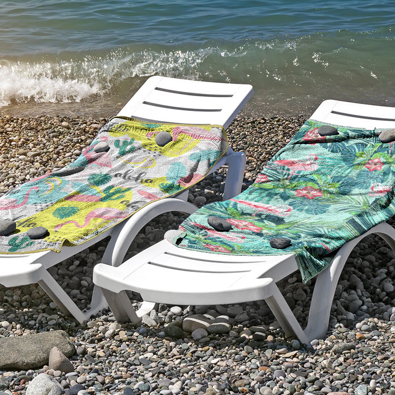 Beach towel made of skin-friendly microfiber with a creative pattern mix Kalsten