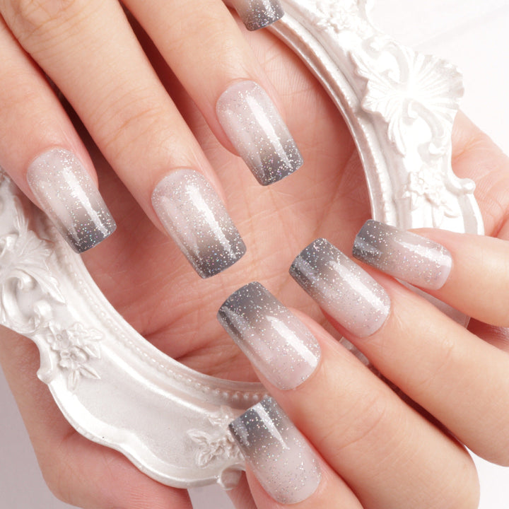 Glitter Ombre Press-On Nail Art Kalsten