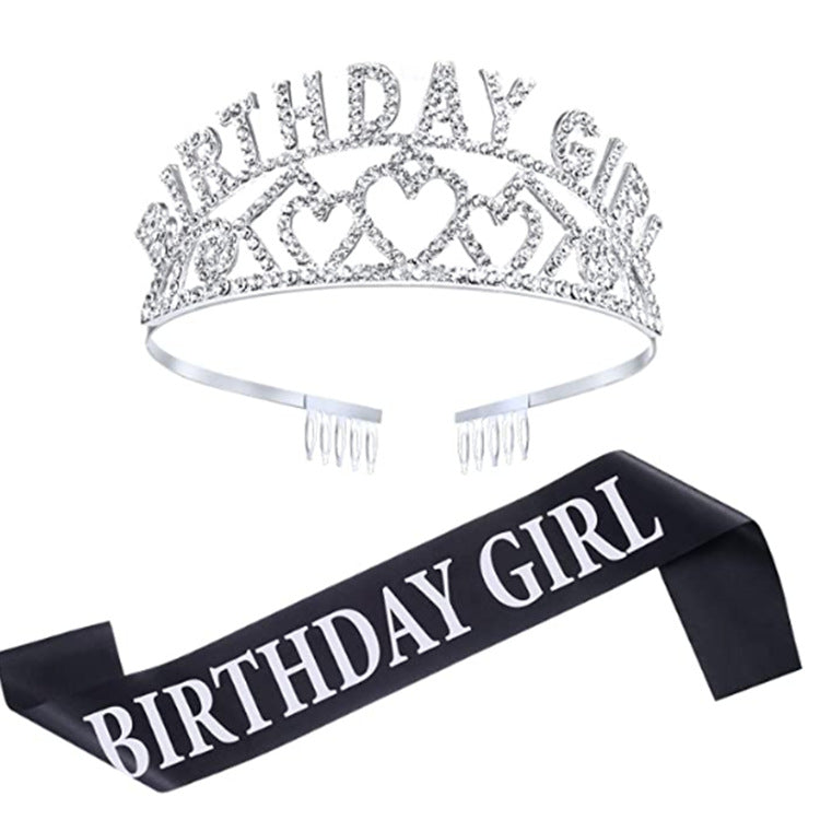 Ladies Glittering Birthday Crown Kalsten