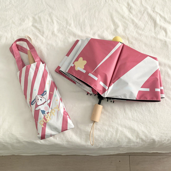 Ladies creative foldable umbrella with playful animal design Kalsten