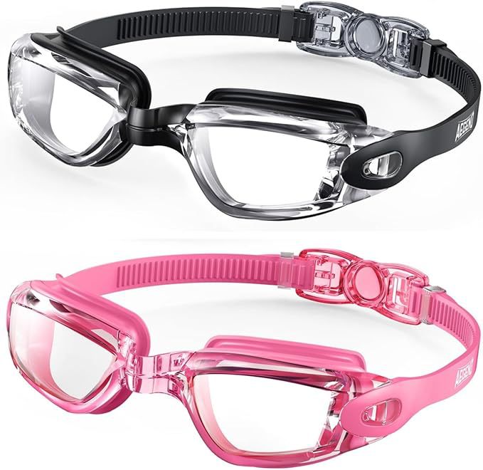 Swim goggles with adjustable head strap and anti-fog technology Kalsten