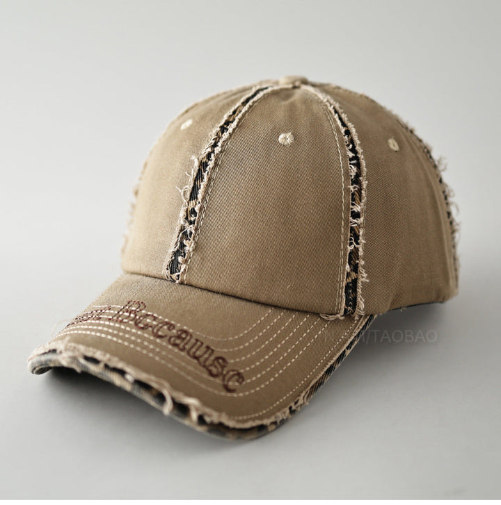 Men's Distressed Vintage-Inspired Baseball Cap Kalsten