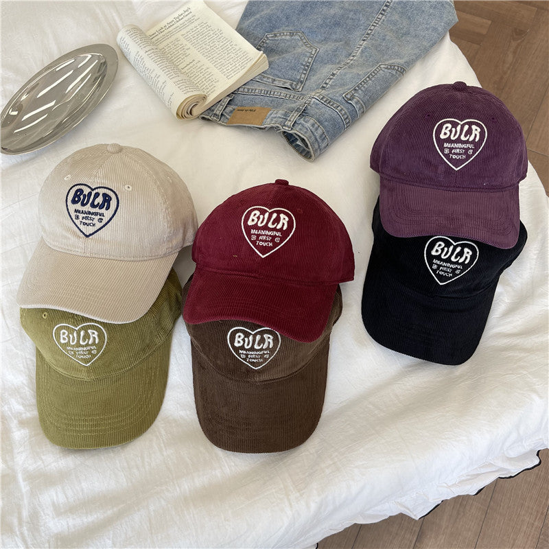 Women's Textured Corduroy Baseball Cap Kalsten