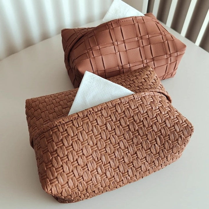 Woven Tissue Box Cover Kalsten