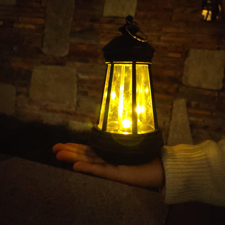 Portable Decorative LED Lantern With Built-In Fairy String Lights And Rechargeable USB Kalsten