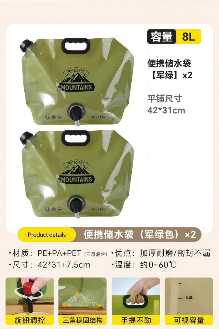 Women's Collapsible Water Container with Large Volume and Practical Features Bowlift