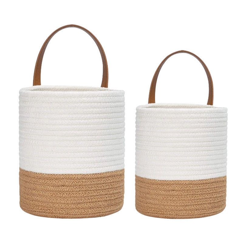 Ladies stylish storage baskets made of cotton Kalsten