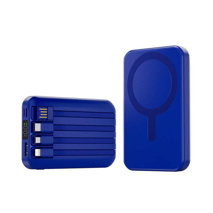 Portable power bank with integrated cable speaker and fast charging function Kalsten
