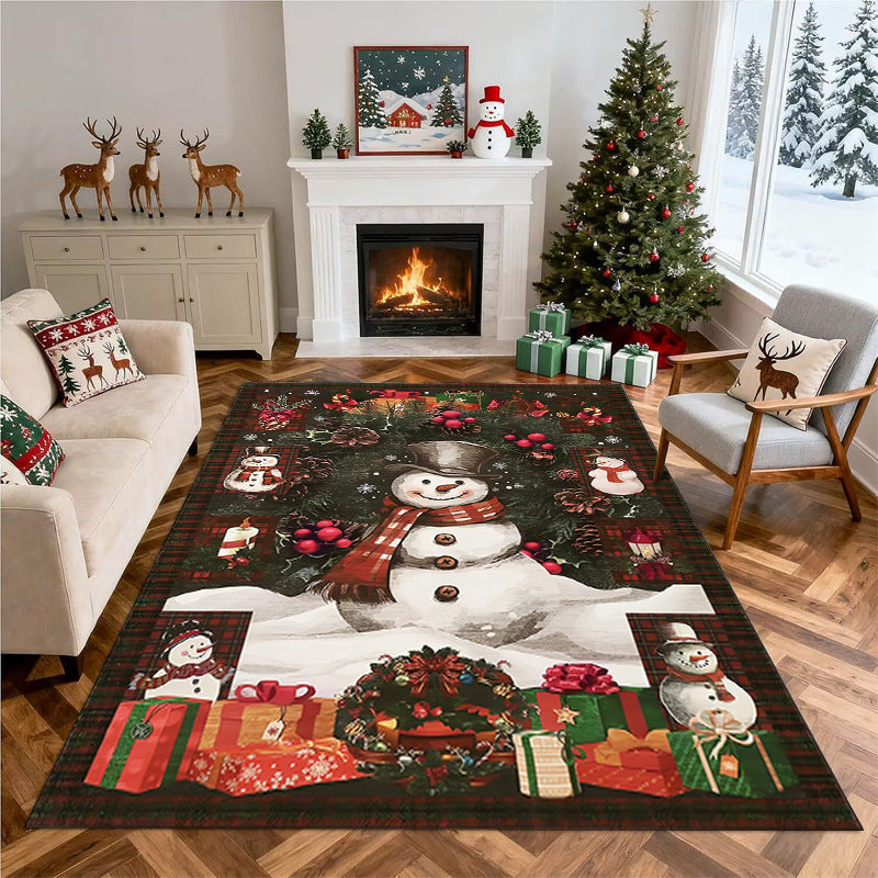 Christmas-Themed Decorative Area Rug Acalora