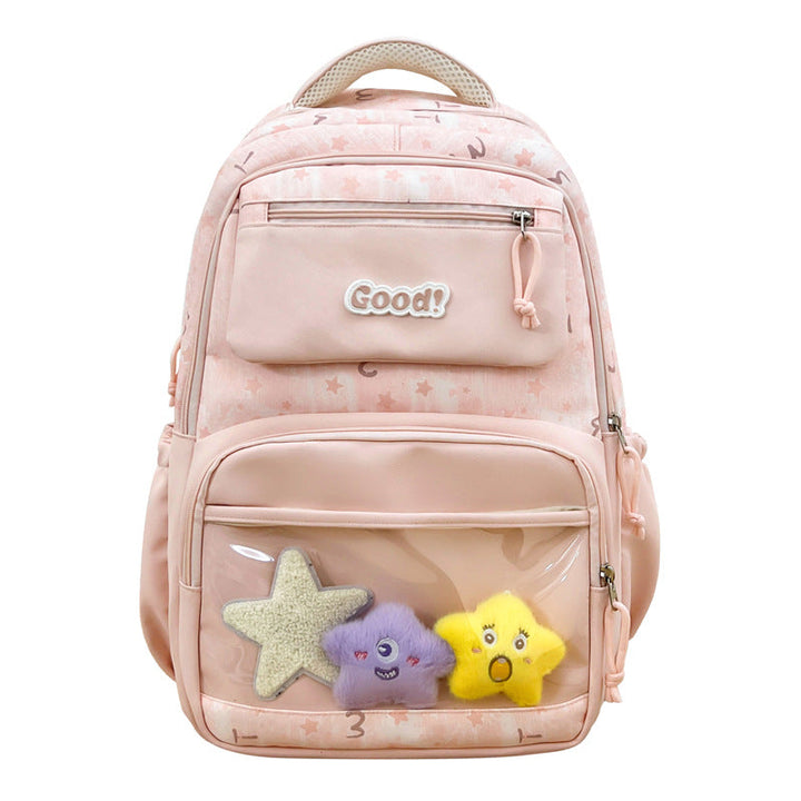 Children's Starry Print School Backpack kalsten