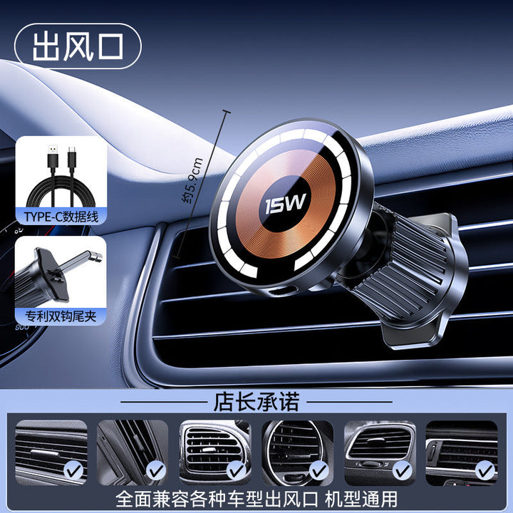 Unisex Magnetic Car Charging Mount with 15W Fast Charging Function Kalsten