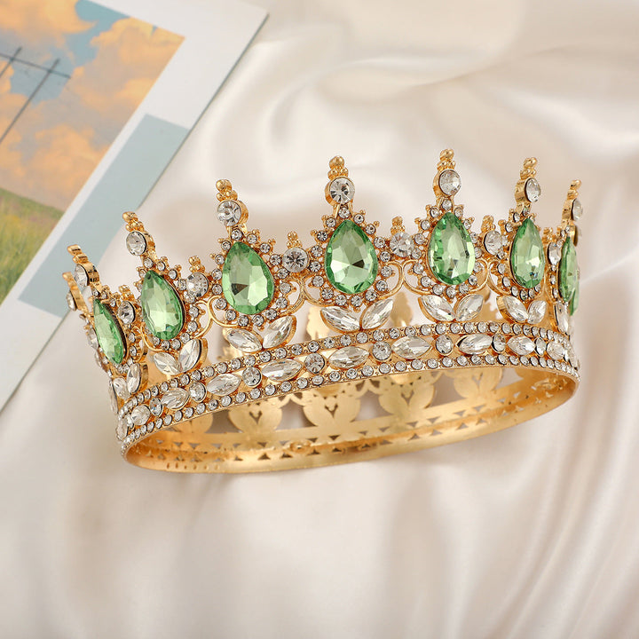 Ladies Luxurious Festive Crown with Shining Gemstones Kalsten