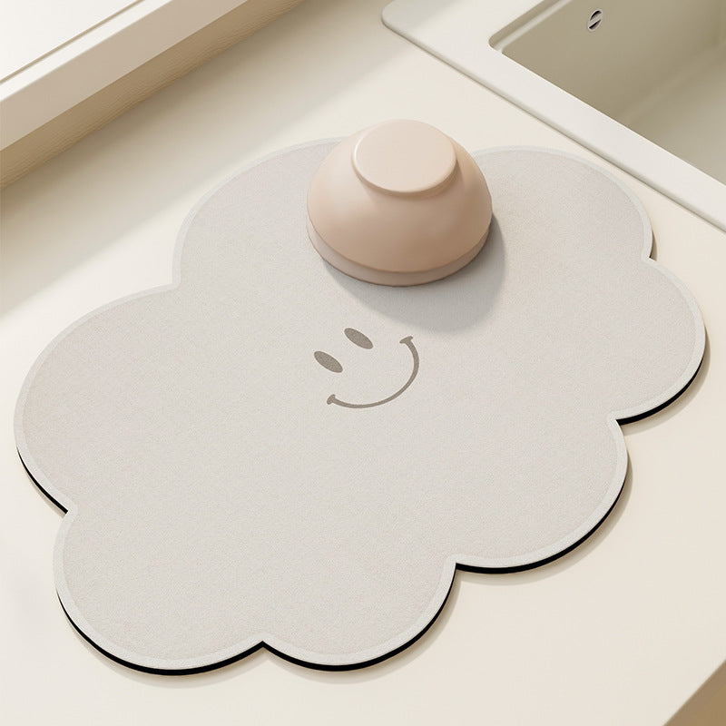 Cute Cloud Shaped Kitchen Counter Mat Kalsten