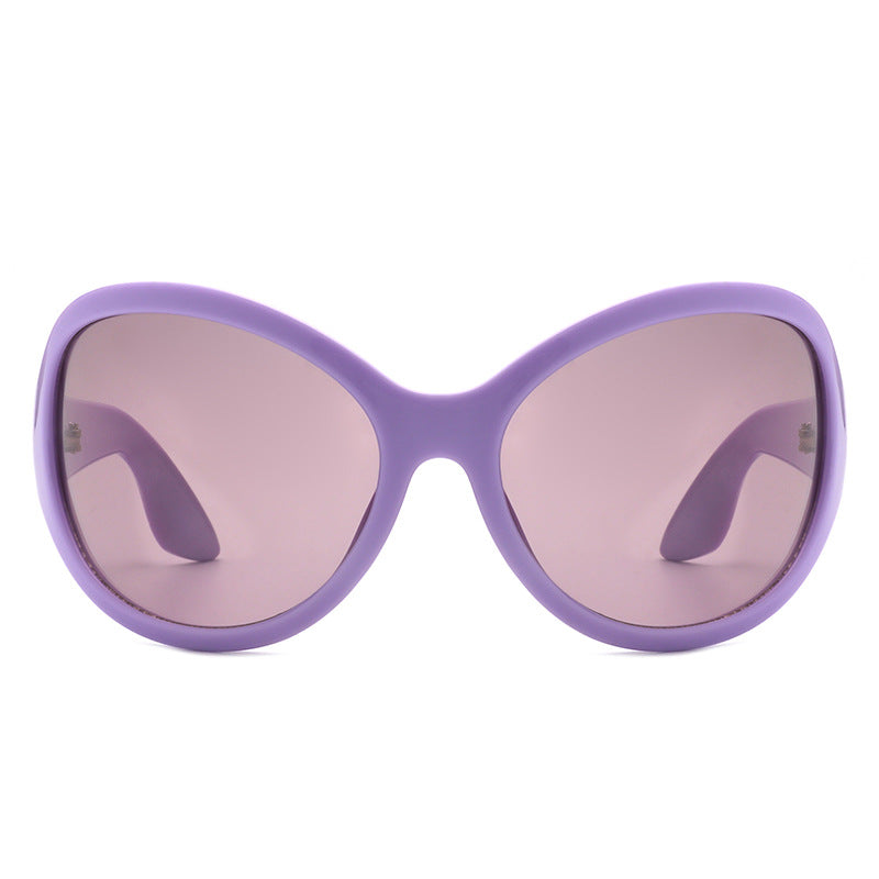Ladies sunglasses in a stylish butterfly design with UV protection and wide frame Kalsten