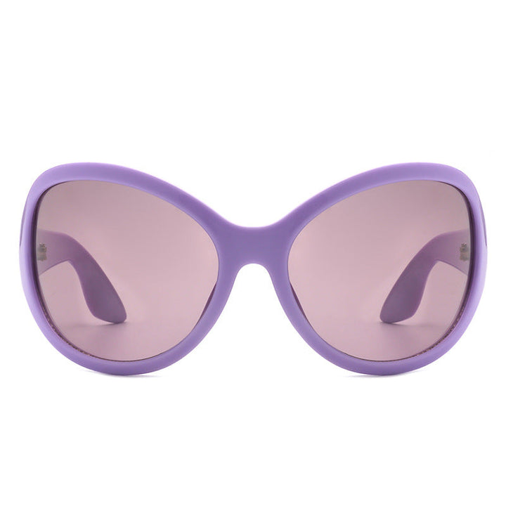Ladies sunglasses in a stylish butterfly design with UV protection and wide frame Kalsten
