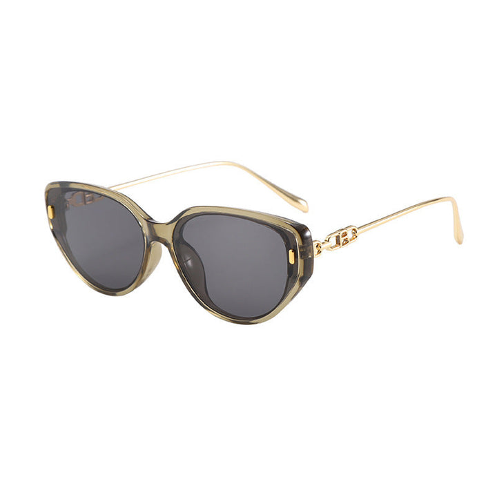 Women's designer sunglasses with delicate metal frame and extraordinary cat-eye design Kalsten