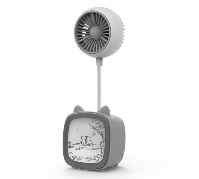 Unisex Cute Bunny-Themed Rechargeable Desk Fan Kalsten