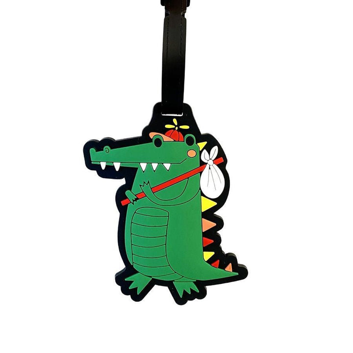 Playful Crocodile Luggage Tag Kalsten