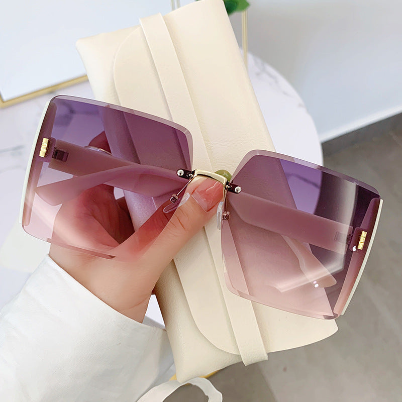 Women's oversized square sunglasses with UV protection Kalsten