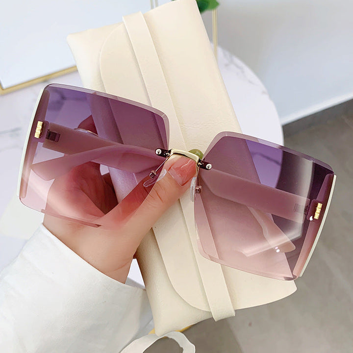 Women's oversized square sunglasses with UV protection Kalsten