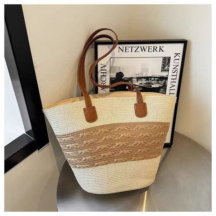 Elegant straw bag Kalsten