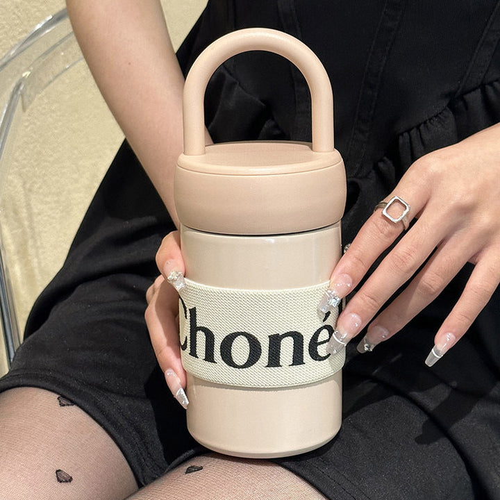 Women's multifunctional thermos cup with practical carrying handle Kalsten