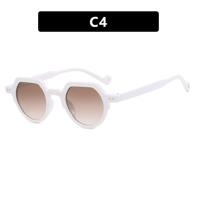 Women's geometric sunglasses with protective UV filter and sturdy frame Kalsten