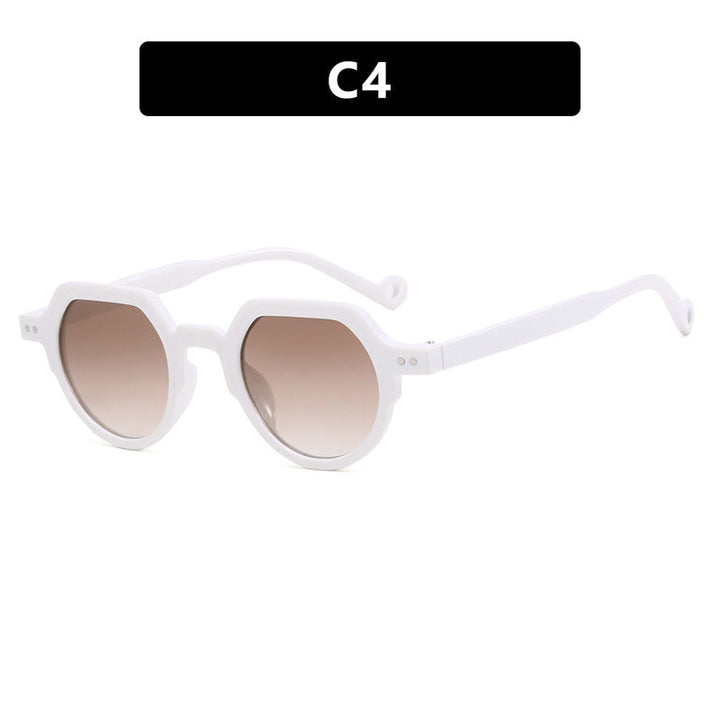 Women's geometric sunglasses with protective UV filter and sturdy frame Kalsten