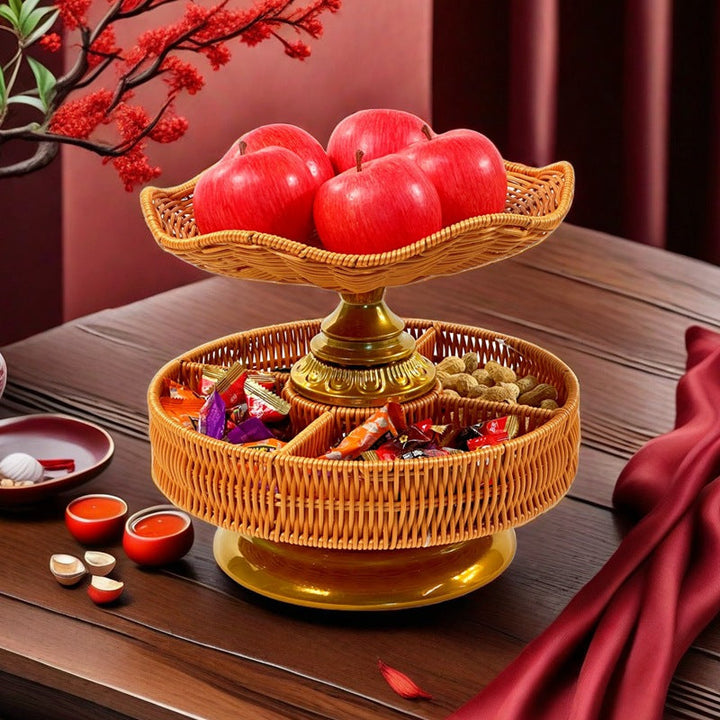 Ladies fruit bowl with multiple compartments Kalsten