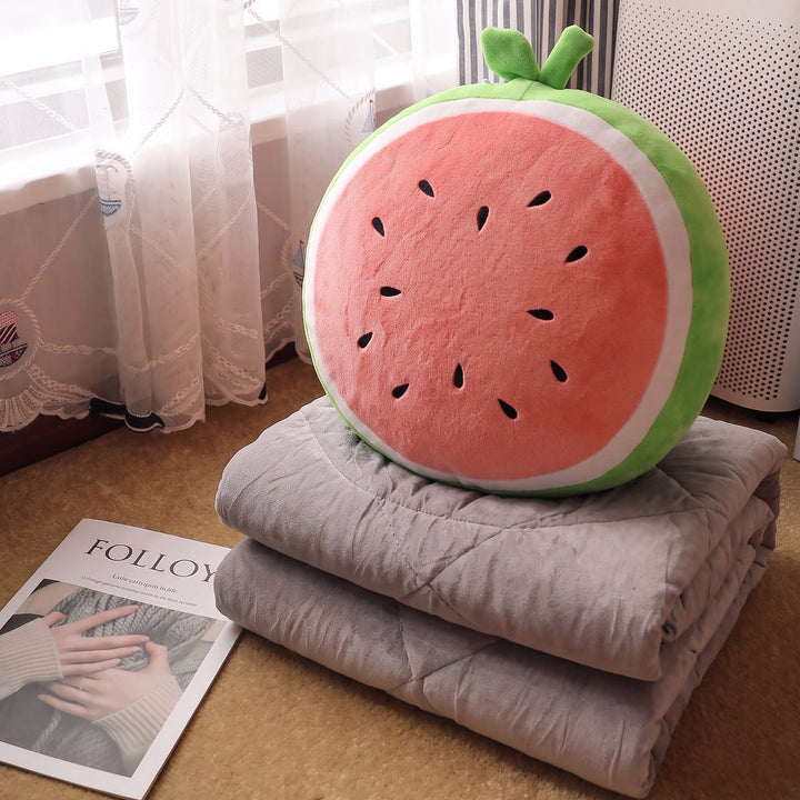 Plush pillow in fruity design Kalsten