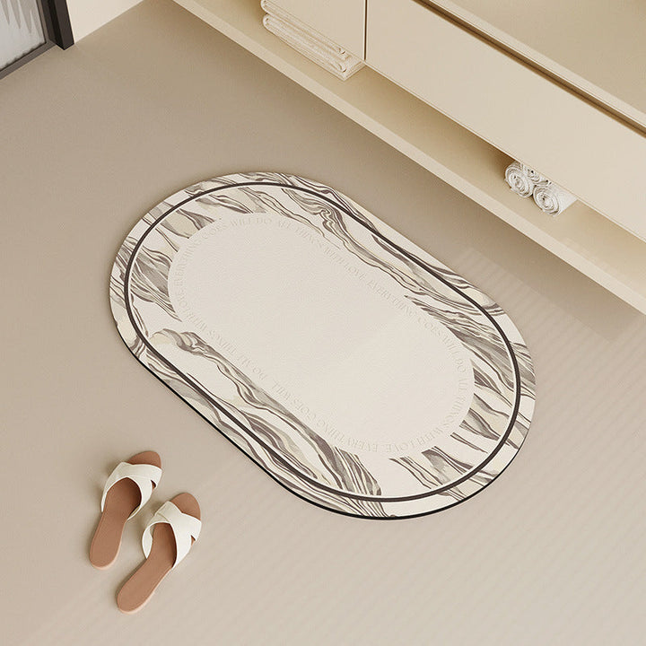 Non-Slip Abstract Design Bath Mat Kalsten