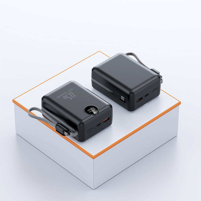 Portable power bank with LCD display and multifunctional connection options Kalsten
