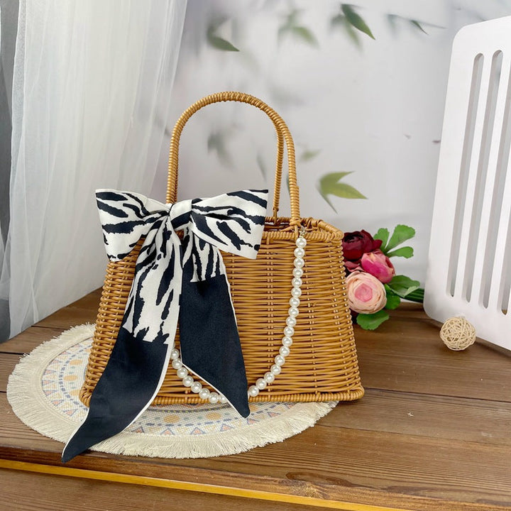 Women Diamond-shaped Handheld Basket Kalsten