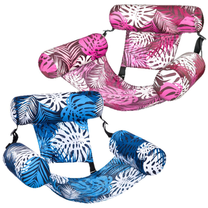 Women Portable Beach Lounge Chair with Neck Support Kalsten