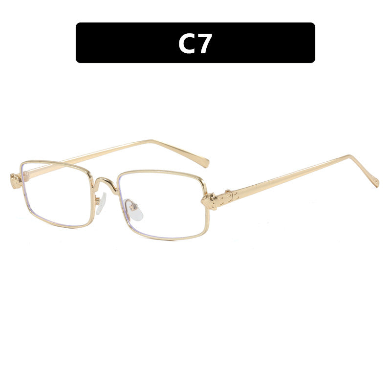 Ladies elegant square sunglasses with luxurious metal frame and UV protection Kalsten