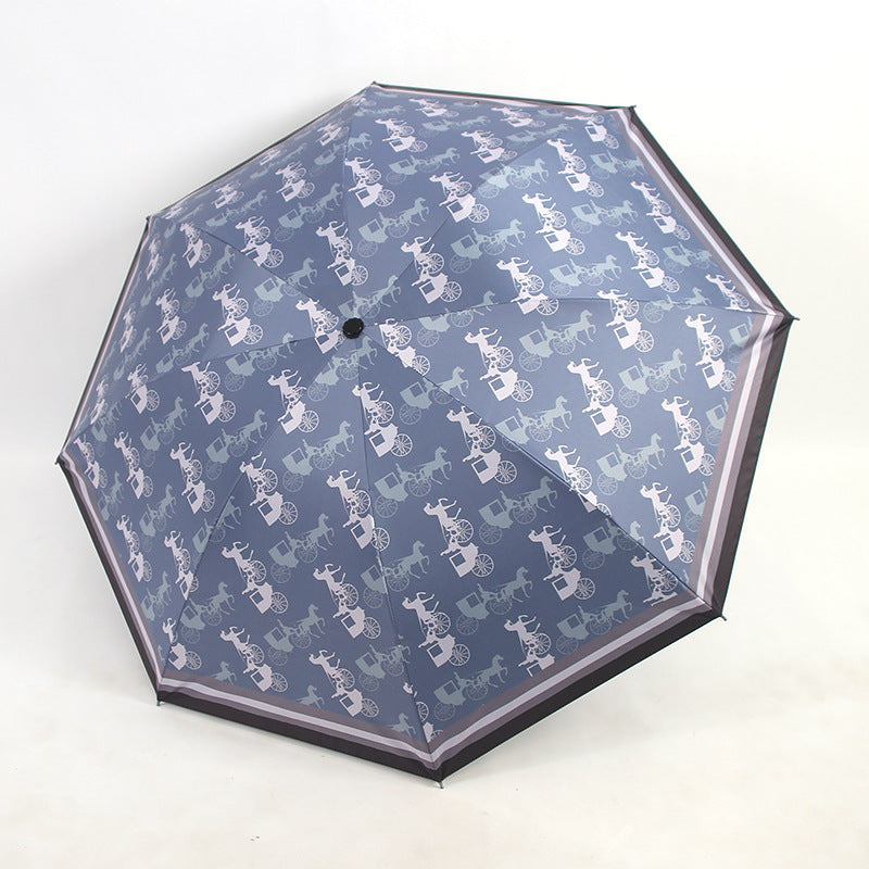 Women's Folding Umbrella with Unique Animal Design Kalsten