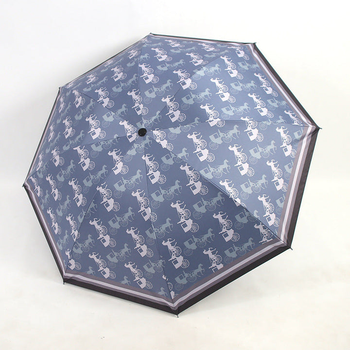 Women's Folding Umbrella with Unique Animal Design Kalsten