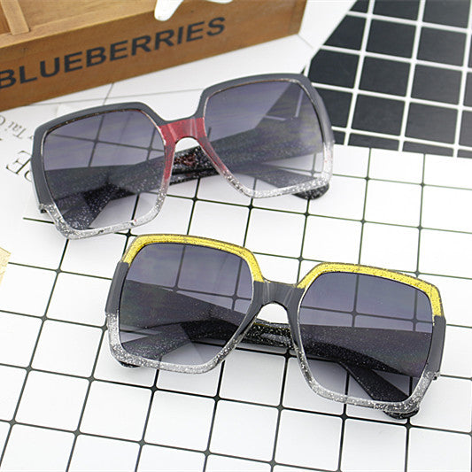 Ladies extravagant square sunglasses with unique design Kalsten