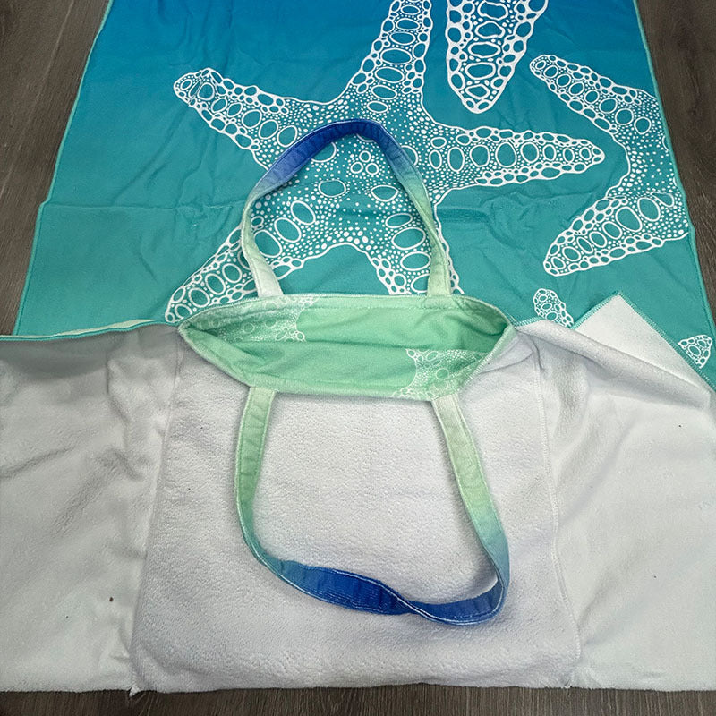 Beach towel with elegant floral patterns Kalsten