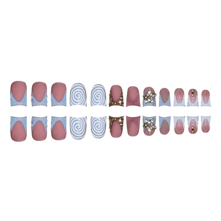 Decorative Press-On Nail Art Set Kalsten