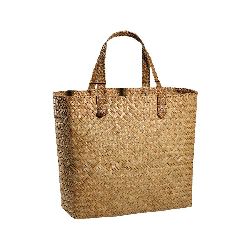 Premium Handwoven Natural Storage Tote Kalsten
