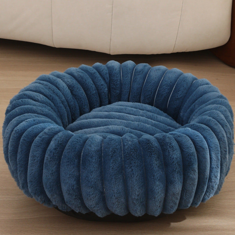 Women Round Cuddle Bed with High Edges Kalsten